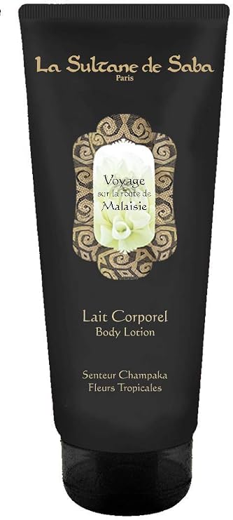 La Sultane de Saba - Body lotion Champaka and tropical flowers, 200ml - Traveling on the road to Malaysia