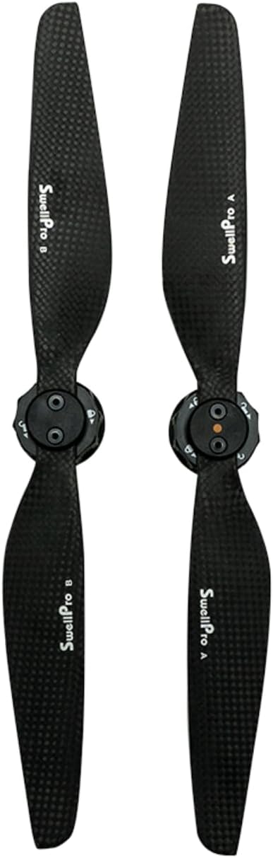 1 Pair SwellPro Fisherman FD3/FD1+ Drone Propellers (1CW+1CCW) | Compatible with Fisherman FD3 and FD1+ Fishing Drone, Quick Release Carbon Fiber Blades