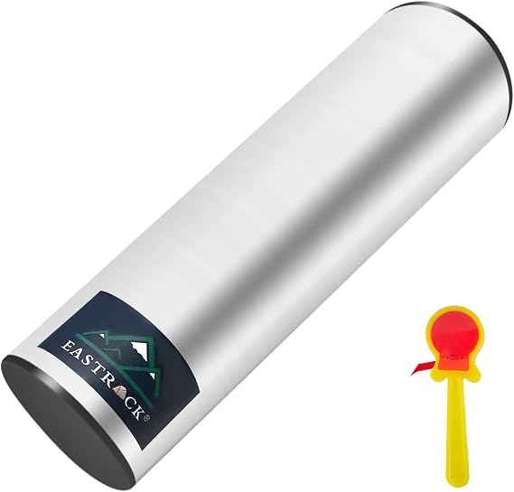 EASTROCK Stainless Steel Cylinder Shaker Percussion Instrument Rhythm Latin Percussion for Professional Band Accompaniment
