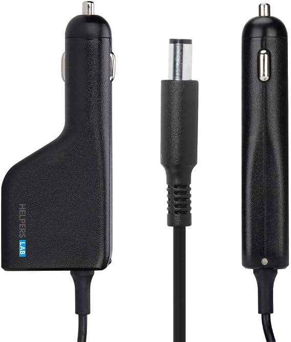 19.5V 4.62A 90W car Adapter car Charger for DELL Laptop Notebook Car for Majority of Latitude XPS Precision Vostro Adamo Studio Inspiron Laptops Also Suitable 19.5V 3.34A 65W