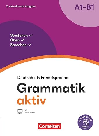 Grammatik aktiv A1/B1 Übungsgrammatik - Cornelsen