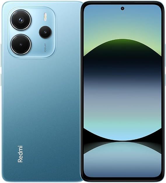 XIAOMI Redmi Note 14 4G Smartphone 8GB + 256GB MediaTek Helio G99-Ultra 108MP AI Camera 6.67 Inch AMOLED 120Hz Display 5500mAh No Charger Blue