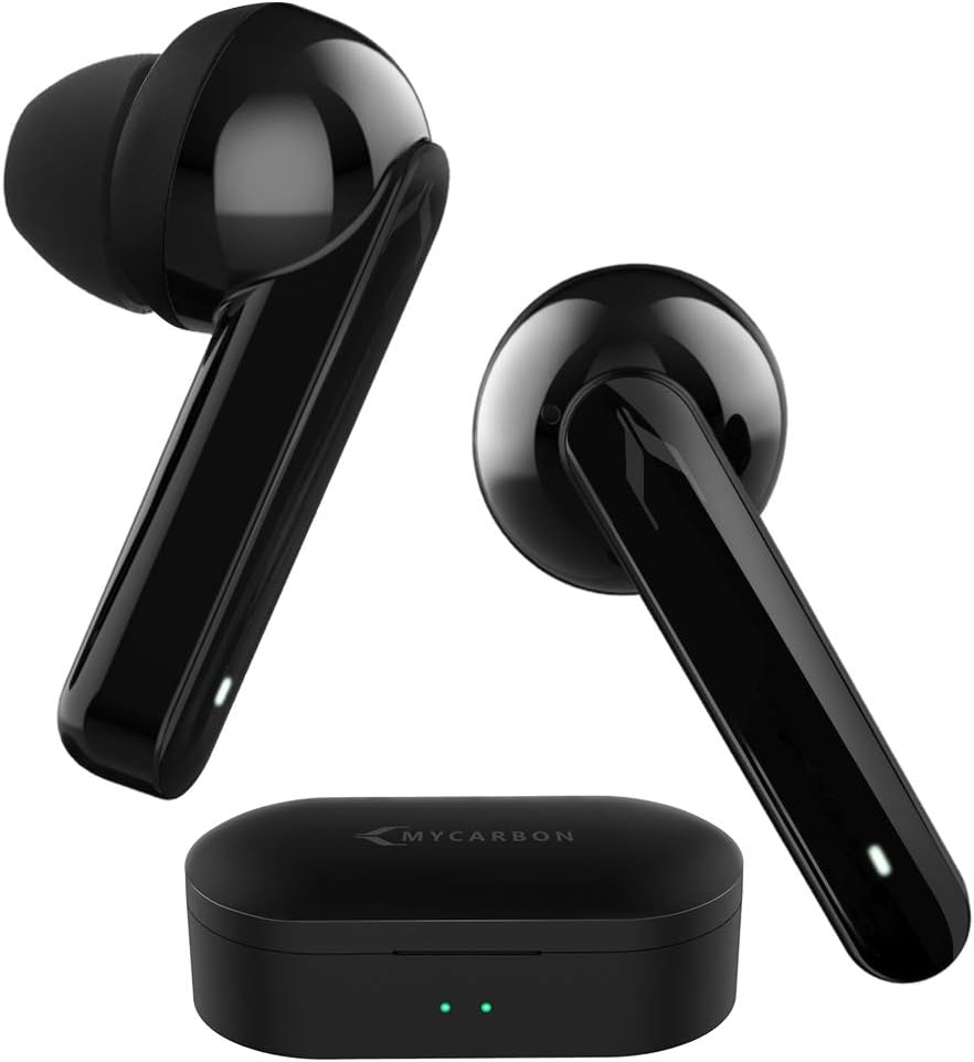 MYCARBON V5.0 Wireless Bluetooth Earphone Dual Mic Battery Life 6h Max In-Ear Headset for iPhone Samsung Huawei Sony