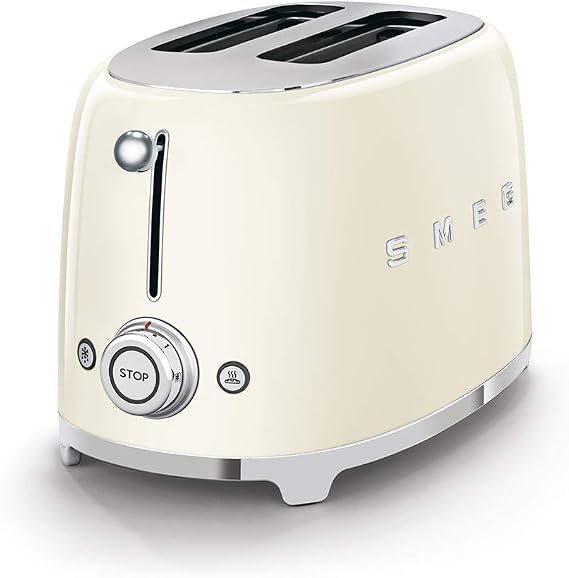 Smeg 2-Slice Toaster-Cream by Smeg