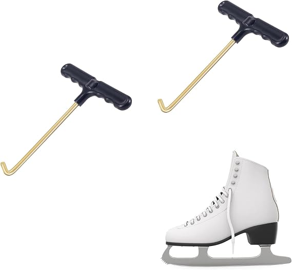 Shoe Lace Tensioner Tool, Tool Shoe Lace Tensioner, Stainless Steel Shoe Lace Tensioner, Sport Skate Key, Portable Shoe Lace Tensioner for Ice Skates Figure Skating Shoes Hockey Sports Shoes