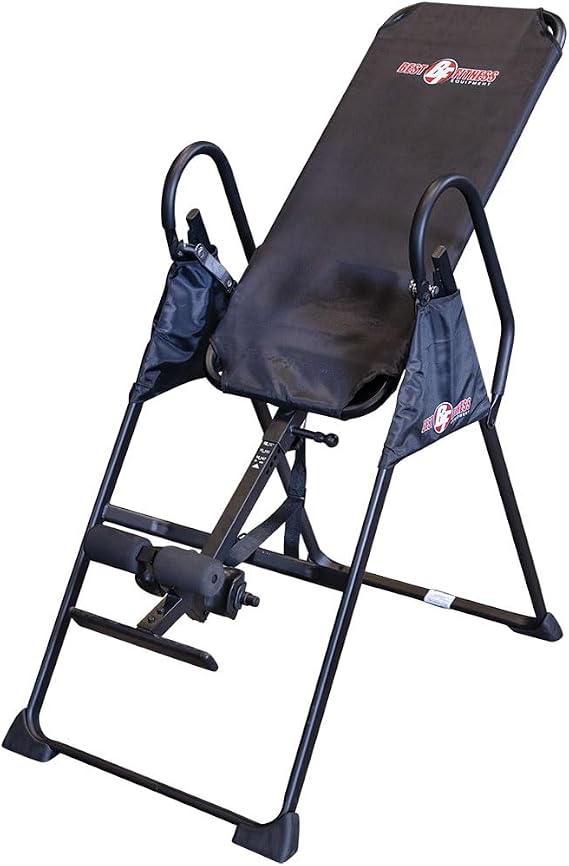 Body-Solid (BFINVER10B) Best Fitness Inversion Table, Foldable Decompression Table for Lumbar Stretching, Strength Training Equipment for Professional Inversion Therapy, Home and Commercial Gym