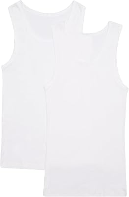 Bonds Mens Soft Bonds Chesty Tank Undershirt in 100% Cotton Rib for Men, 2-Pack