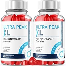 (2 Pack) Ultra Peak XL Performance Gummies for Men, UltraPeak Gummys Advanced Maximum Strength Formula, Natural Ingredients Premium Wellness for Overall Health, Support Energy Gummys Gomitas (120 ct)