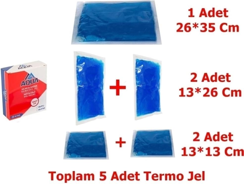 Aqua Cold Pack Sıcak Soğuk Termo Jel Kompres Buz Jel Termojel Seti
