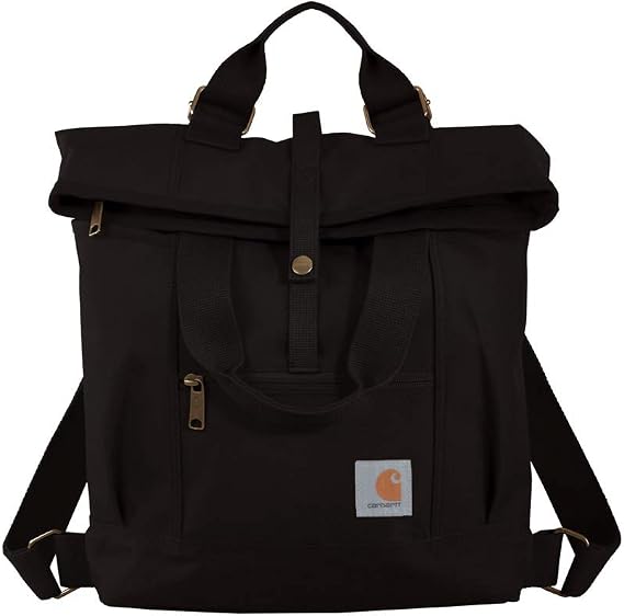 Carhartt Legacy Women's Hybrid Convertible Backpack Tote Bag, Black
