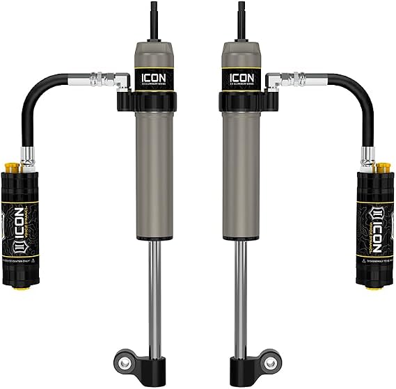 ICON 2005-2023 Toyota Tacoma, Rear, V.S. 2.5 Aluminum Series RXT Shock Absorbers, Remote Reservoir w/ CDCV, Pair