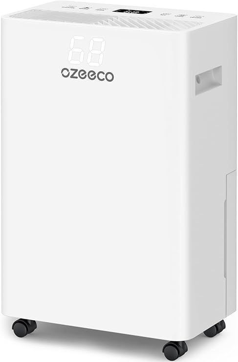 34 Pint/Day Dehumidifier for Basement up to 2500 Sq.Ft, Quiet 35dB