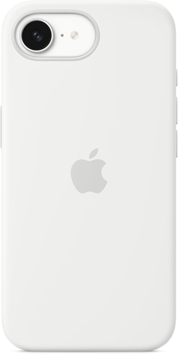 Apple iPhone 16e için Silikon Kılıf – Beyaz ​​​​​​​