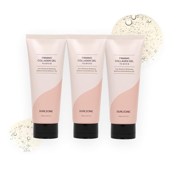 Firming Collagen gel for Face & Body - Hydrating, Moisturizing, Beauty Device Booster for All Skin, Face Massage gel, Hyaluronic Acid, Ceramides, Korean Skin Care, 150ml, 3ea