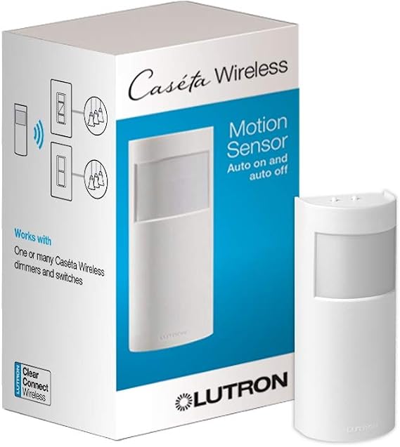 Lutron Caseta Smart Lighting Auto On/Off Wireless Occupancy Motion Sensor