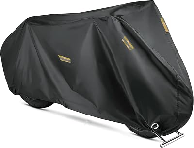 Motorcycle Cover, 2XL Waterproof Outdoor Motorbike Cover All Season Protection Motorcycles Vehicle Cover