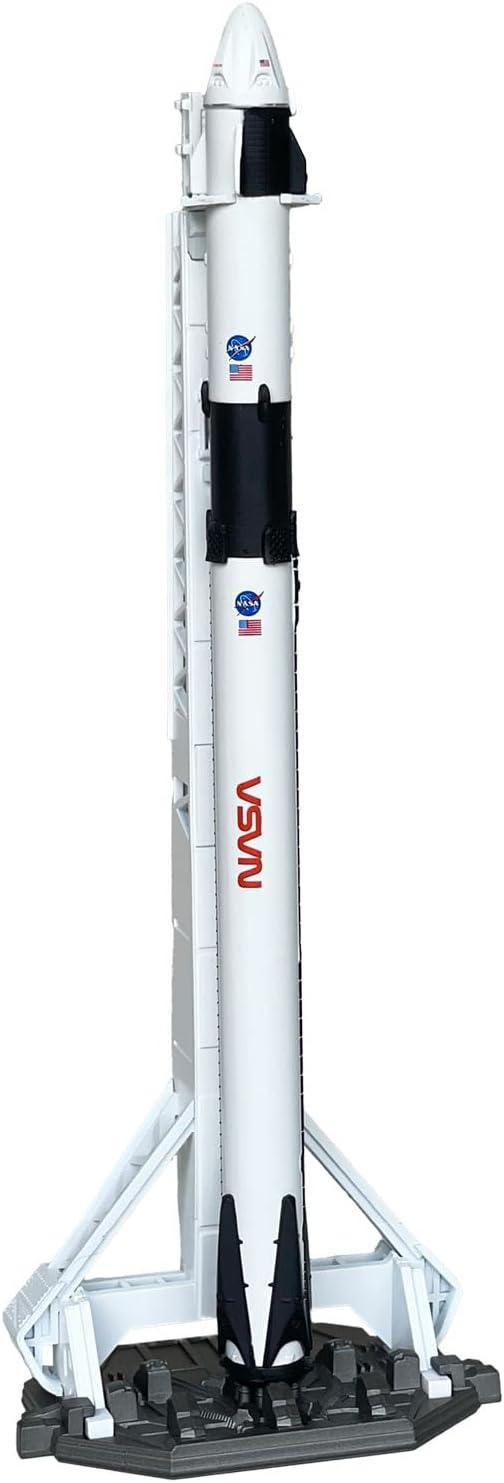 1:200 Scale SpaceX F9 Starship Falcon 9 Rocket Model Kit with Strongback