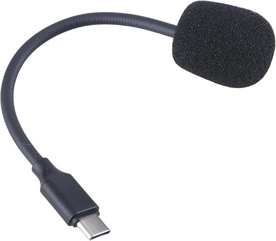 Detachable Gamings Microphone Boom for TH10/TH30/for Headsets Mic Enhances Gamings Communication USB C Connectors