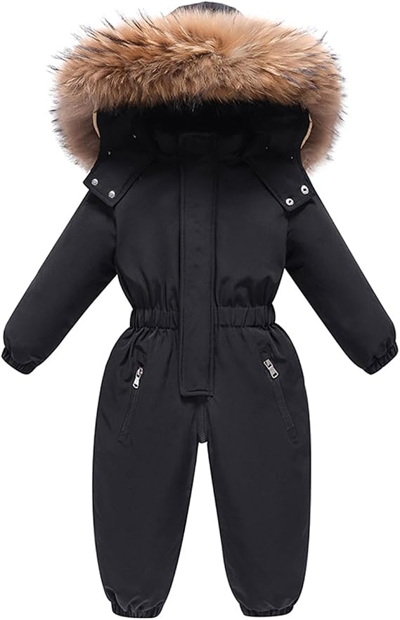 Toddler Snow Suit Baby Snowsuit Infant Winter Fleece Clohtes Hoodie