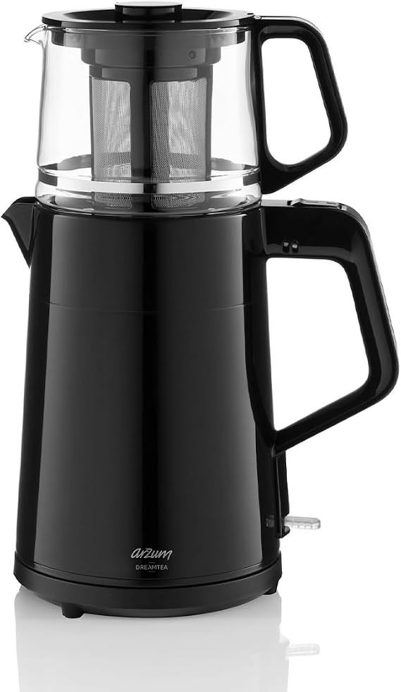 Arzum AR3134 Dreamtea Çay Makinesi 1 L Demlik Kapasitesi, Siyah