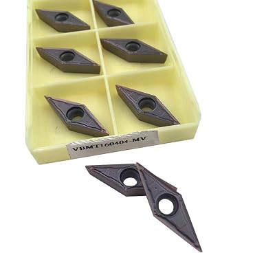 10pcs Carbide turnning Inserts VBMT331-MVVBMT160404 Carbide Insert for Lathe Turning Tool Holder for Stainless Steel. VBMT331-MVVBMT160404