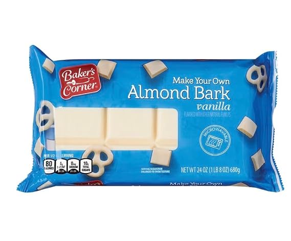 Vanilla Almond Bark, 24 OZ segmented bar