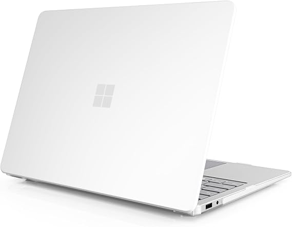 Mektron Matte Case for 2025 Microsoft Surface Laptop Windows 11 Copilot+ PC Surface Laptop 13 Inch Touchscreen Display Cover Fits Model 2095, Matte White
