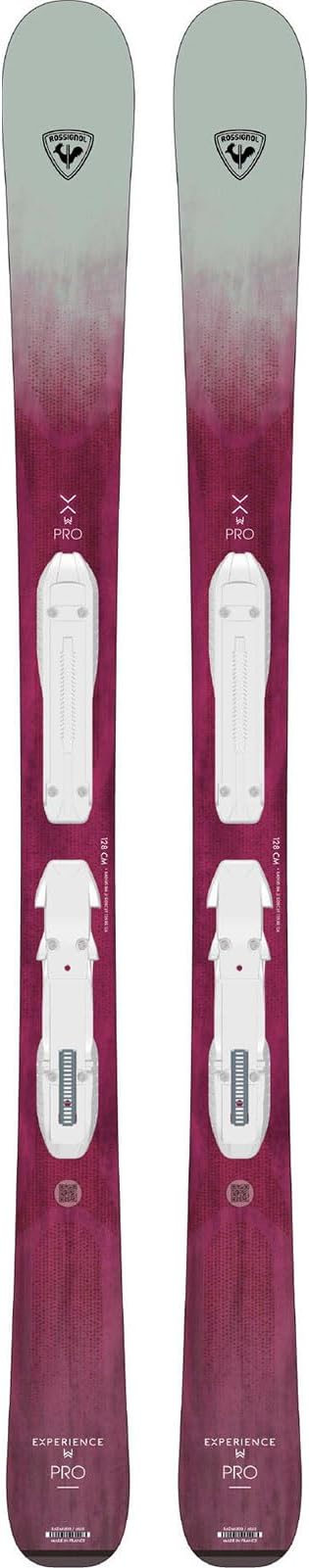 Rossignol Kid's Experience W Pro Lightweight Durable Alpine All-Mountain Snow Skis with Kid 4 GripWalk B76 Bindings