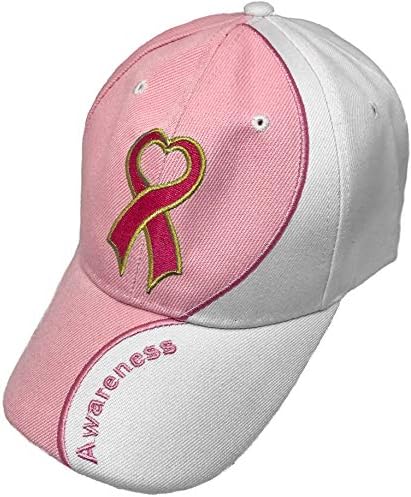 Black Duck Brand Breast Cancer Awareness Pink Ribbon Adjustable Baseball HatCap