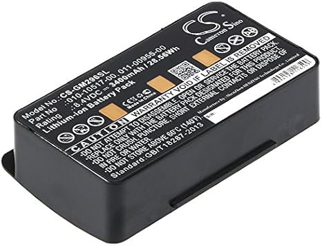 CS Battery for Garmin 010-00543-00, 100054300, 3580100054300, GPSMAP 396, GPSMAP 478, GPSMAP 495, GPSMAP 496, GPSMAP478 PN:Garmin 010-10517-00, 010-10517-01, 011-00955-00 3400mAh