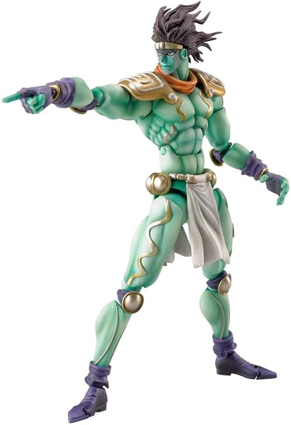 Super Action Big Jojo's Bizarre Adventure Part 3 Star Platinum, Approx. 9.8 inches 250 mm, PVC, ABS, POM, PC, Iron, Painted Action Figure