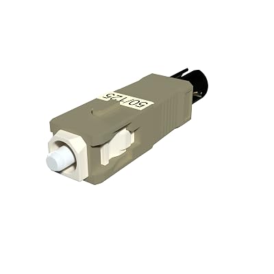 Multimode SC Male to ST Female Fiber Adapter 50125 Type Optical Type Coupler, Hybrid MM, Simplex, High Durability 1000 Times Plug-and-Play 50125