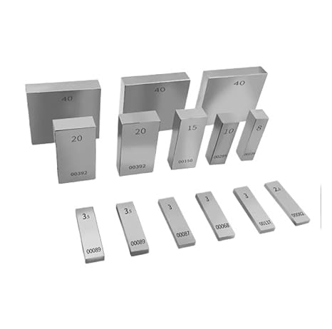 Block Gage 1pc,0.5mm-100mm Length,High Speed Steel Block Gauge, Grade,Tools for Micrometer and Caliper Inspection,Custom Available(5.0mm 1pc)