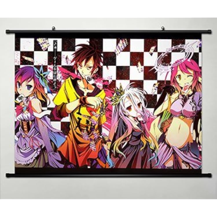 No Game No Life Japanese Anime Wall Scroll Poster Cosplay 23.6 X 17.7 Inches-013