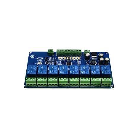 8CH Modbus Relay Module 8Bit Modbus-RTU Switch Signal Input Output RS485 TTL Controller