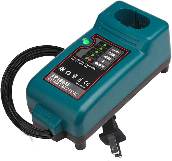 FP1804F Replace makita Battery Charger to Charge 7.2V-18V NI-MH & NI-CD Battery DC7100 / DC1410 / DC711 / DC9700 / DC9710...