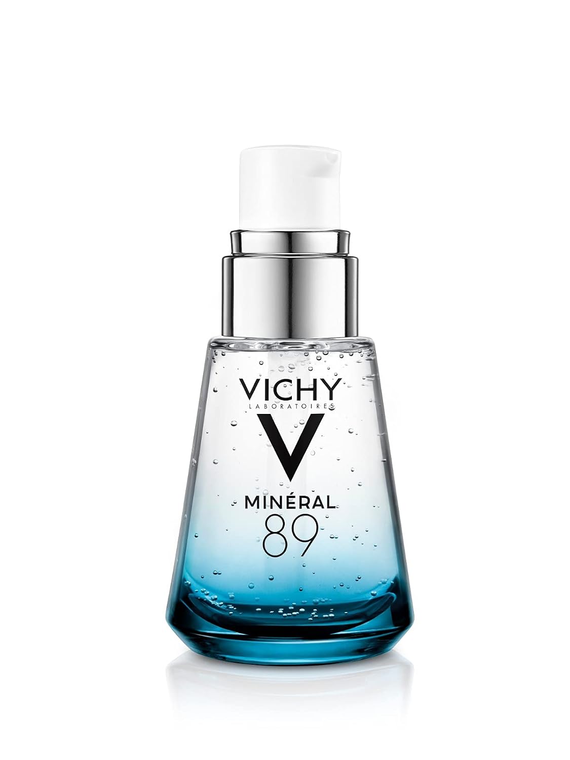 Vichy Mineral 89 Fortifying & Hydrating Daily Skin Booster, Pure Hyaluronic Acid Serum For Face, Plumps & Hydrates, Repairs Skin Barrier, Lightweight Moisturizing Gel, Fragrance Free & Oil-Free