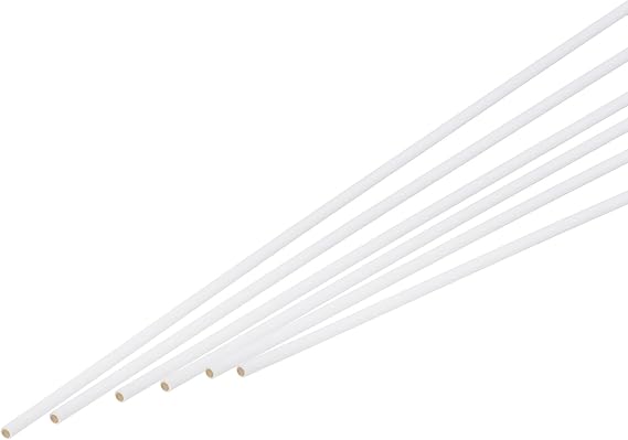 MECCANIXITY 6Pcs Brass Brazing Rods Flux Coated, Phosphor Copper Solder, Low Temperature Welding Sticks 1/8"x3/16"x20" for Copper Repair, Hvac
