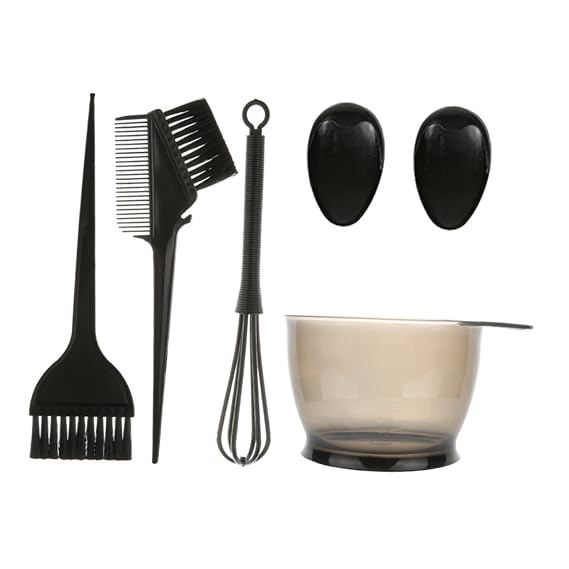 5pcs 1 Set Applicator Bowl Brush Hair Coloring Tools Home Hair Dye Hair Coloring Brush Hair Dye