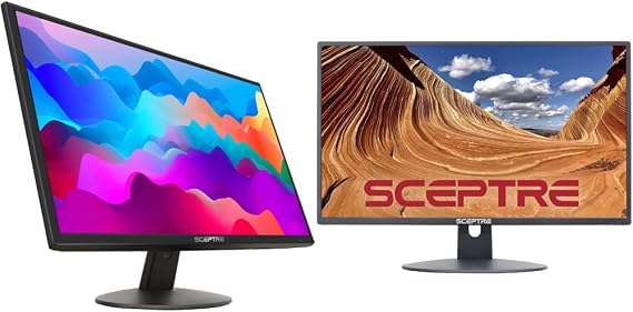 Sceptre 24-inch FHD LED Gaming Monitor (E249W-19203R) 24-inch Professional Thin 1080p LED Monitor (E248W-19203R Series)