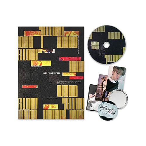 STRAY KIDS Special Album - CLE 2 : YELLOW WOOD [ Yellow Wood ver. ] CD + Photobook + 3 QR Photocards + FREE GIFT