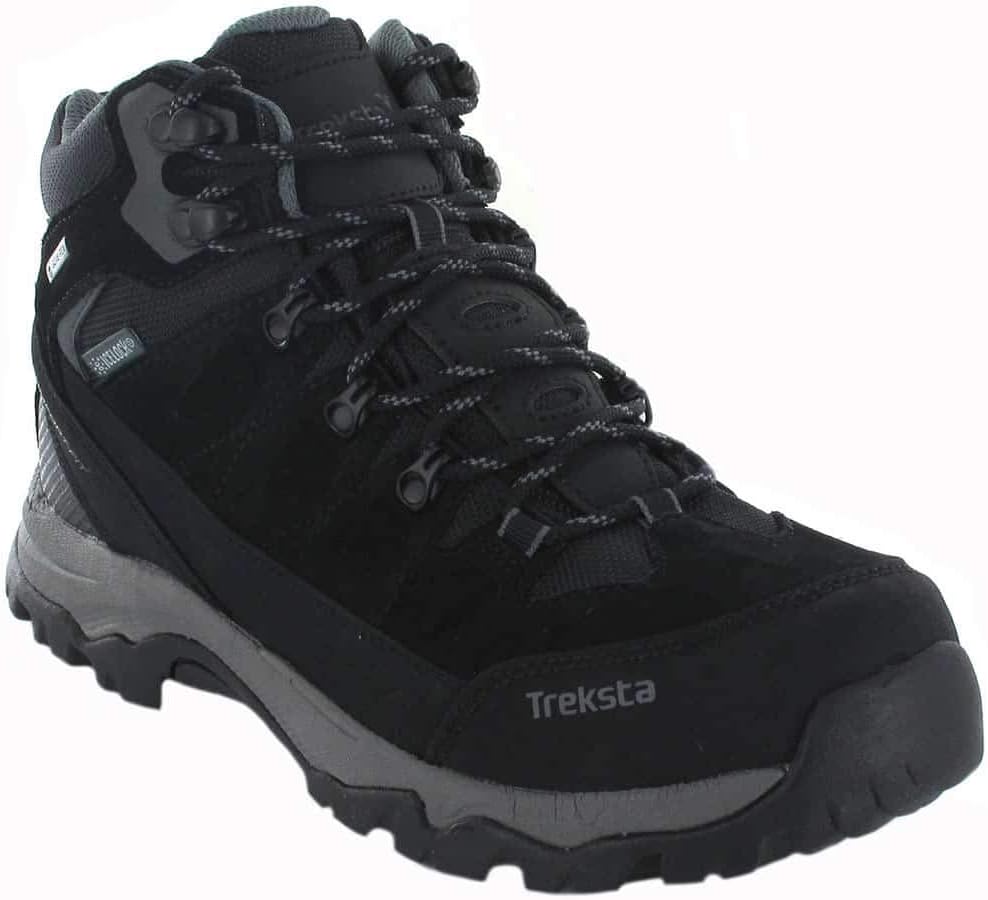Mens Boot, Black White, 42 EU