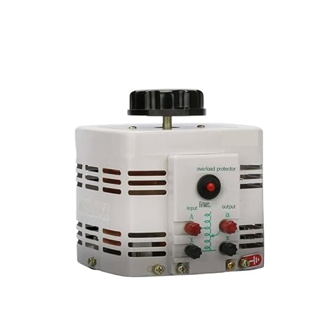 TDGC2 Transformer, 220V Input 0-250V Outpu Adjustable Voltage Regulator Single Phase Contact Voltage Regulator(500W(0.5KVA))