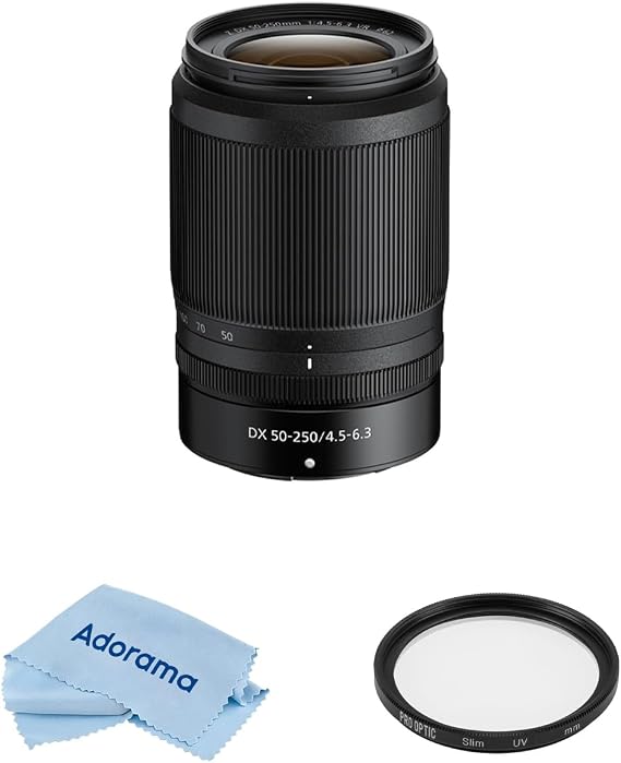 Nikon NIKKOR Z 24-200mm f/4-6.3 VR Lens, Bundle with ProOptic Pro Digital 67mm Multi Coated UV Slim Filter, Cleaning Cloth