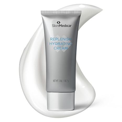 SkinMedica Replenish Hydrating Face Cream - Nourishing Face Moisturizer to Refresh & Soothe Sensitive Skin - Made with Vitamin C & E to Help Support Skin Moisture Barrier & Improve Radiance (2 oz)