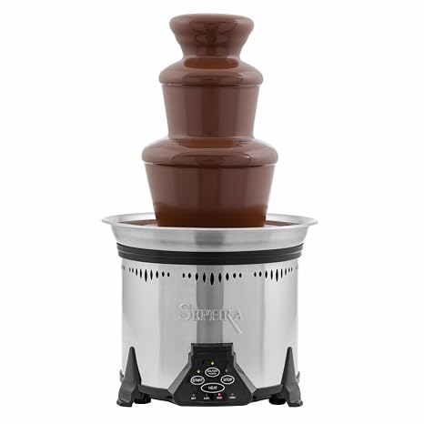 Sephra Elite 19" Home Fondue Fountain - 6lb Capacity - Serves 30-40 People