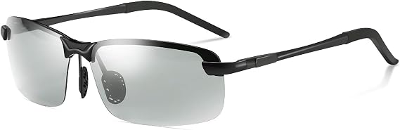 YIMI Polarized Photochromic Sunglasses for Men Women Outdoor Sports Driving Anti Glare UV400 Protection z87 Safety Glasses