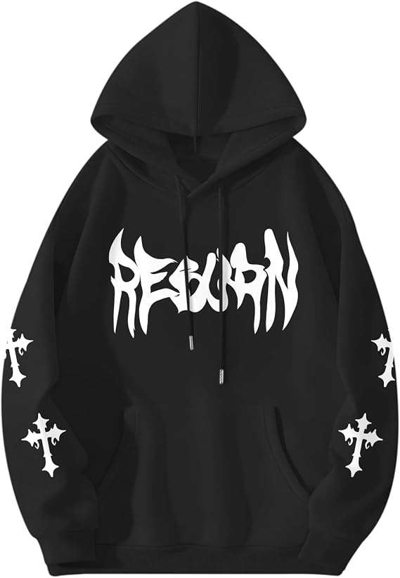 Christian Hoodies for Men Vintage Religious Faith Jesus Sweatshirts Cross Bible Verse Streetwear Hoodie Pullovers