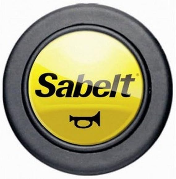 Sabelt Horn Button, Yellow, Compatible with 6 Competition Steering Wheels