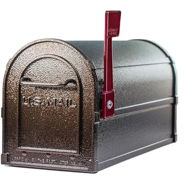 Aluminum Mailboxes for Outside. Double Door with Magnetic Latches. Our Mailboxes are All Powder-Coated for Extra Durability, Four Colors to Choose from. Made in The USA Bronze
